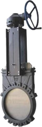Knife gate with gearbox_0